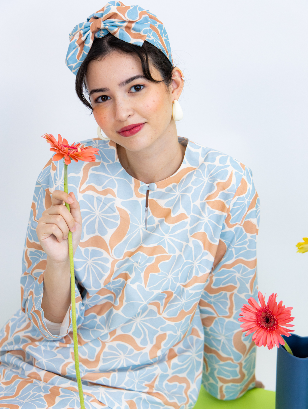 Cydonia Kurung in Blue