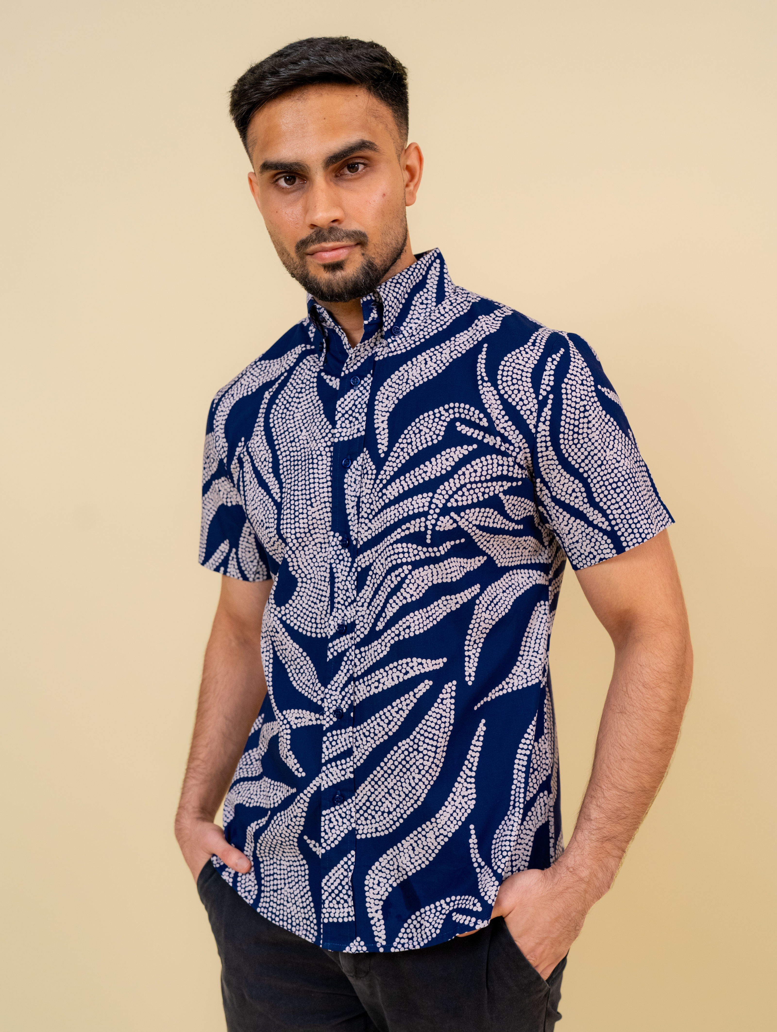 Basil Shirt - Bud in Blue