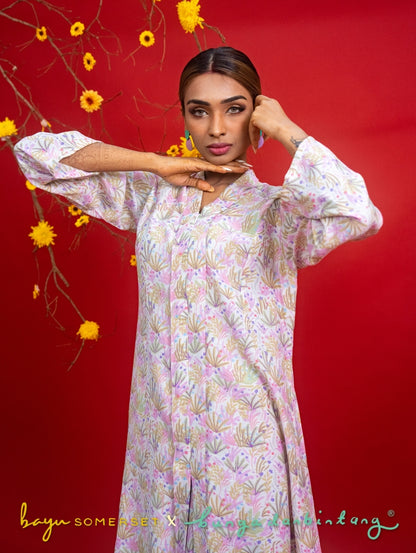 Rosa Maxi Kebaya in Indah Lilac