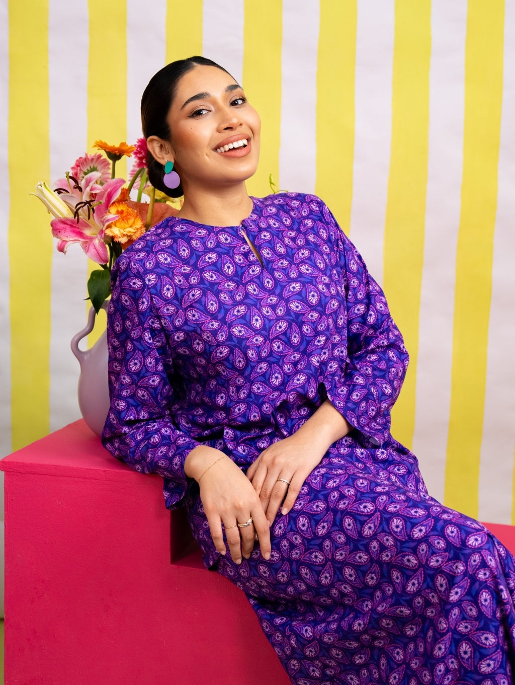 Koa Kurung in Purple