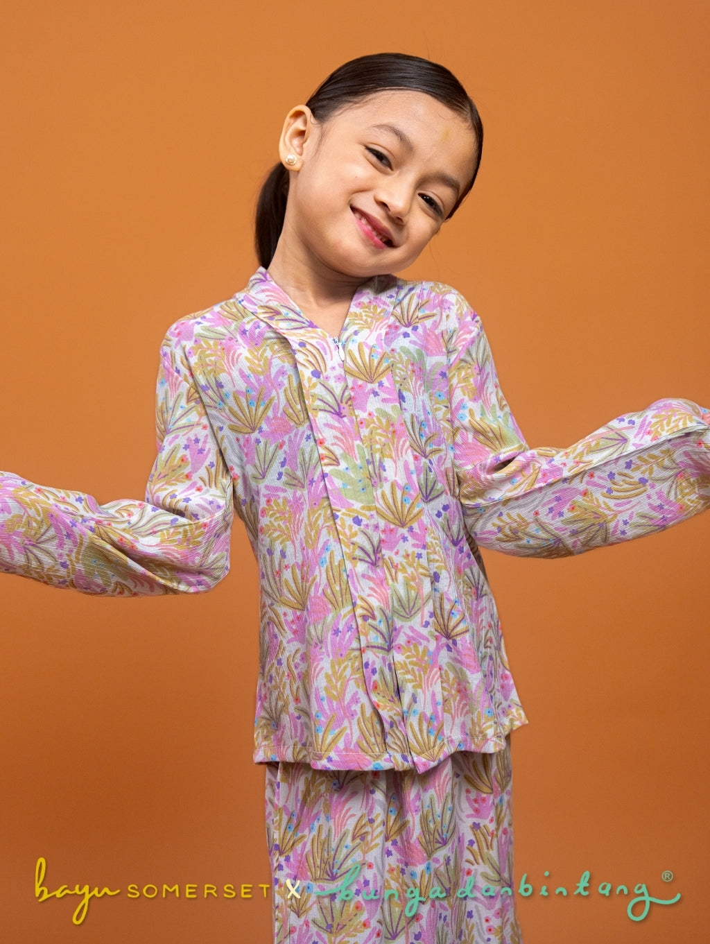 KIDS Kebaya in Indah Lilac