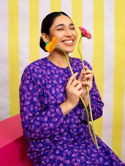 Koa Kurung in Purple