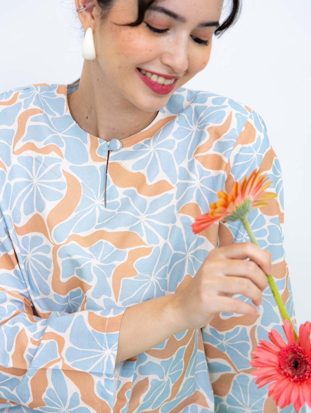 Cydonia Kurung in Blue