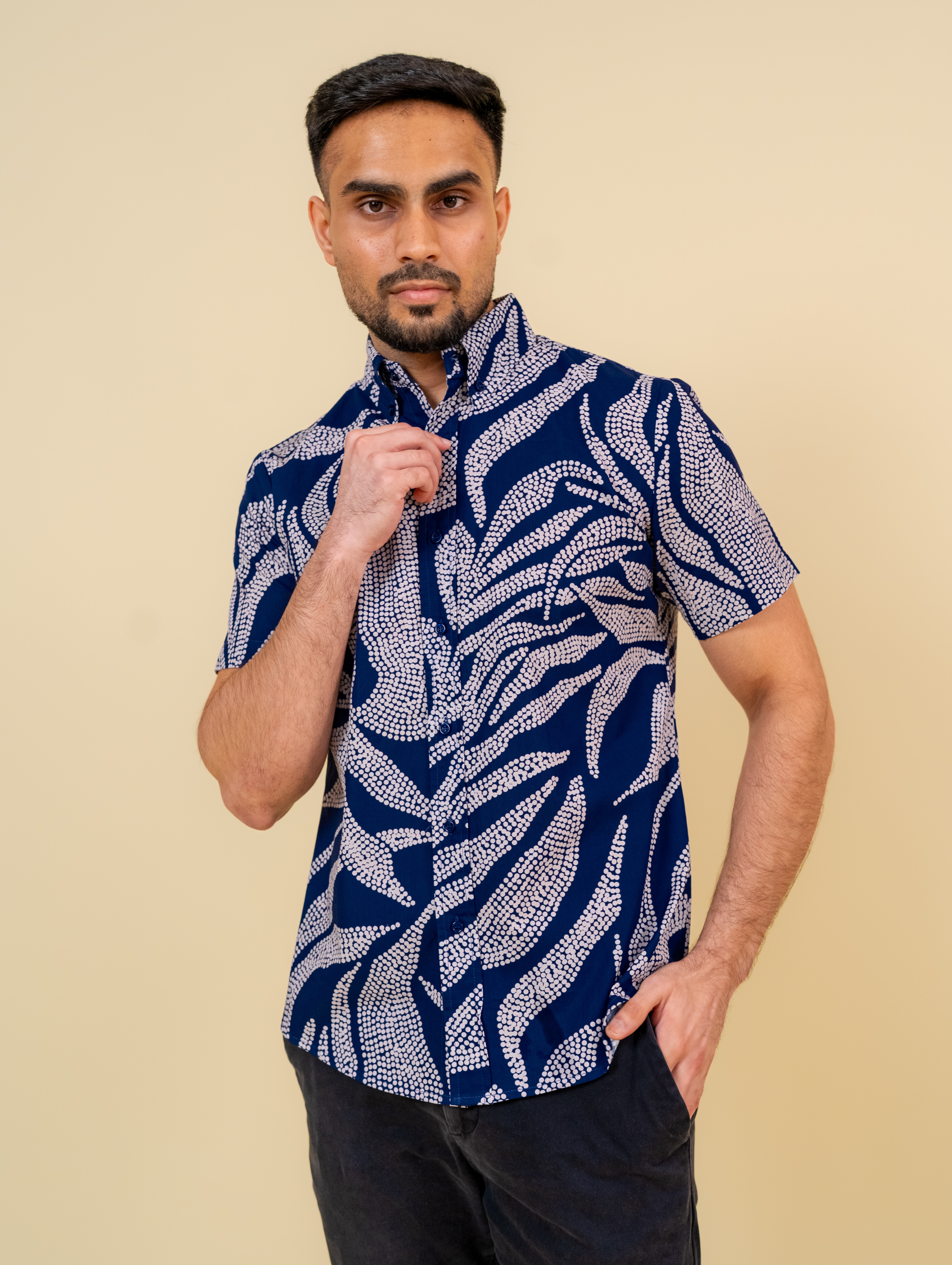 Basil Shirt - Bud in Blue