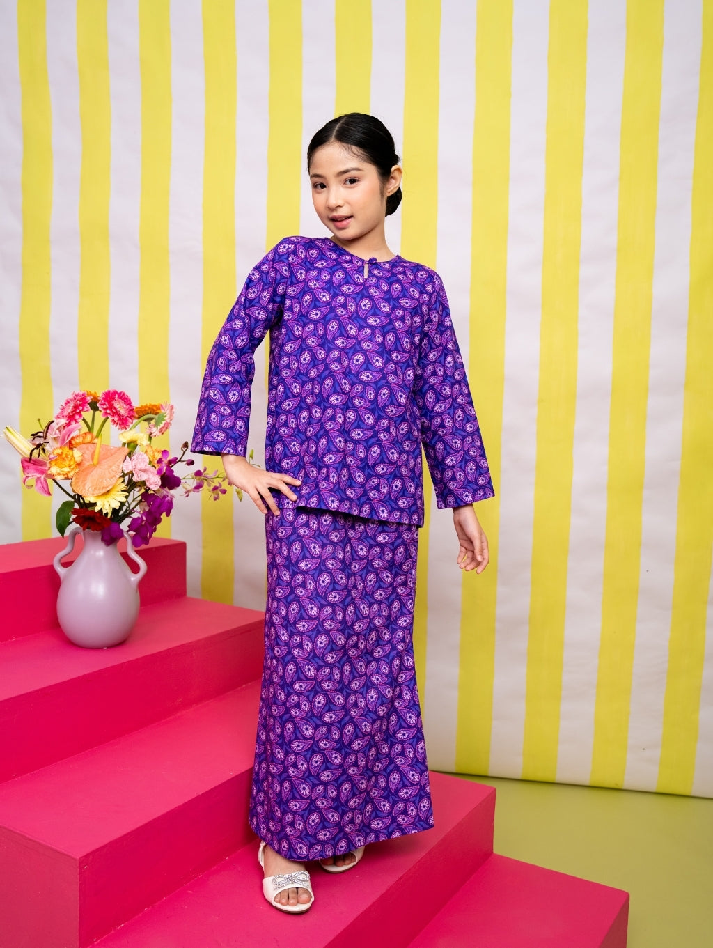 KIDS Koa Kurung in Purple