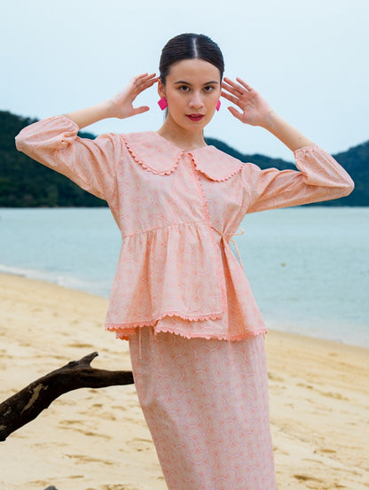 (DEFECT ITEM) Tallulah Set in Sandy Pink
