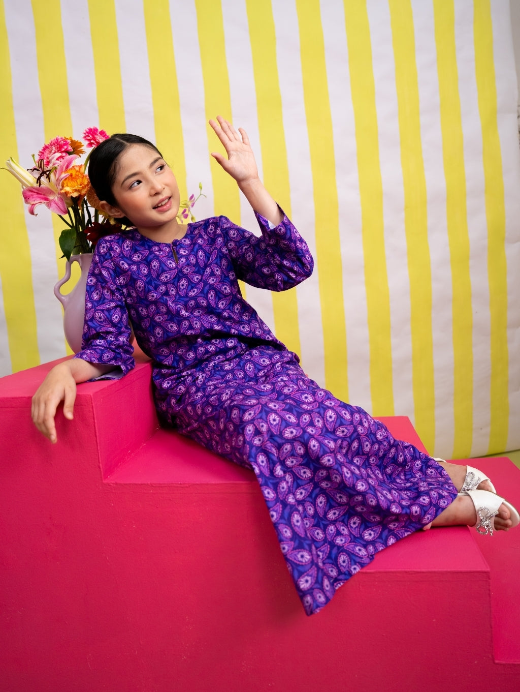 KIDS Koa Kurung in Purple