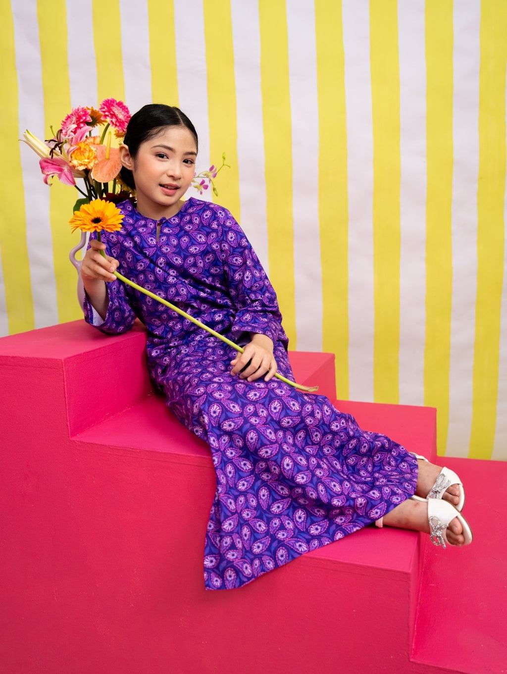 KIDS Koa Kurung in Purple