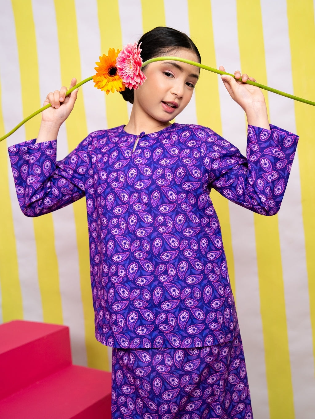 KIDS Koa Kurung in Purple