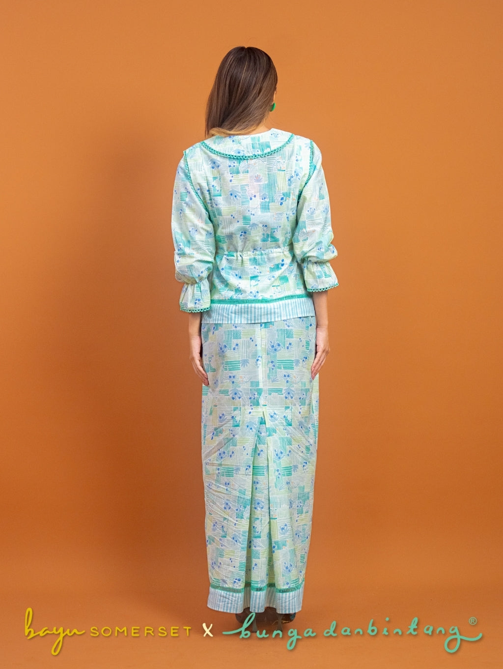Tallulah Set in Kasih Green