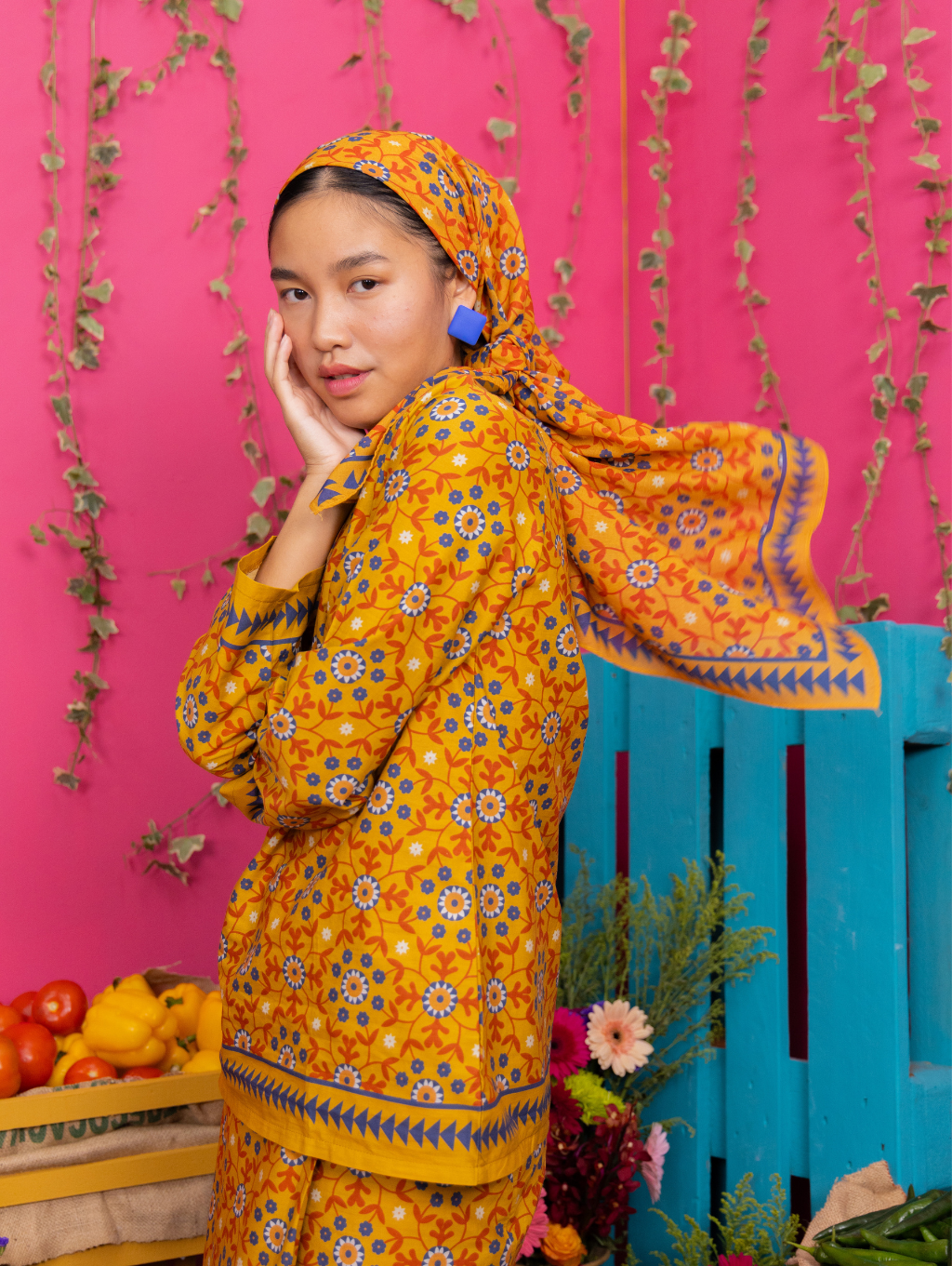 Square Scarf - Catalina