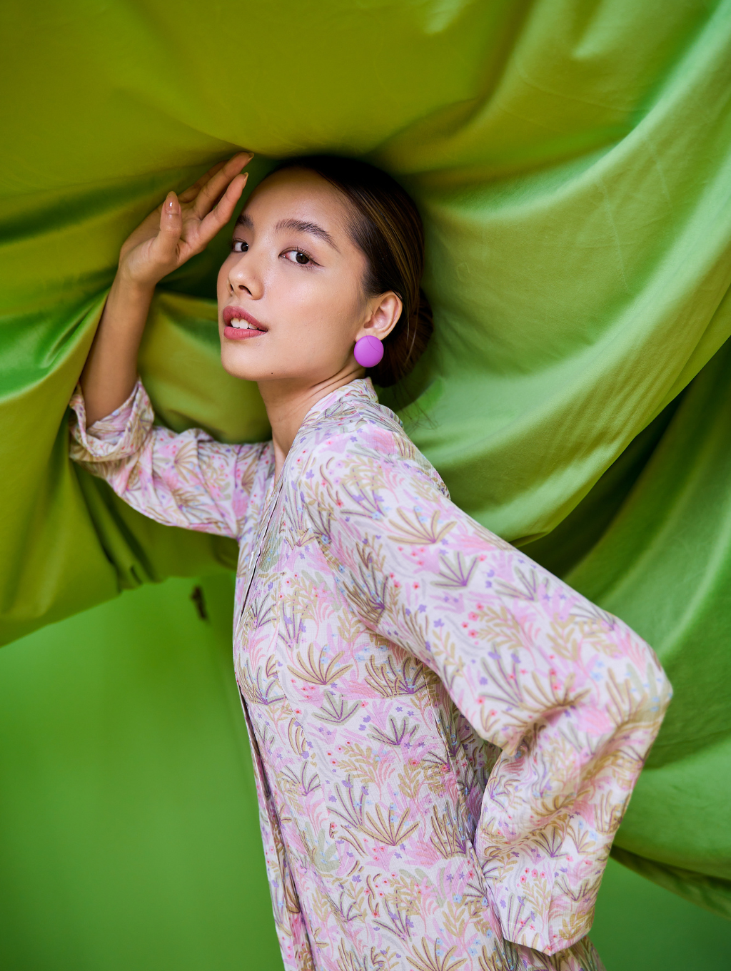 Rosa Maxi Kebaya in Indah Lilac