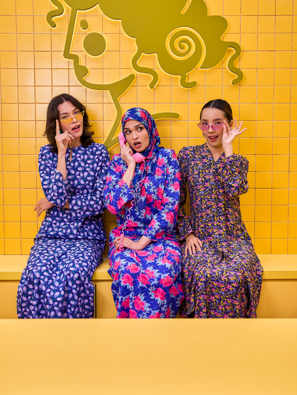 Koa Kurung in Blue