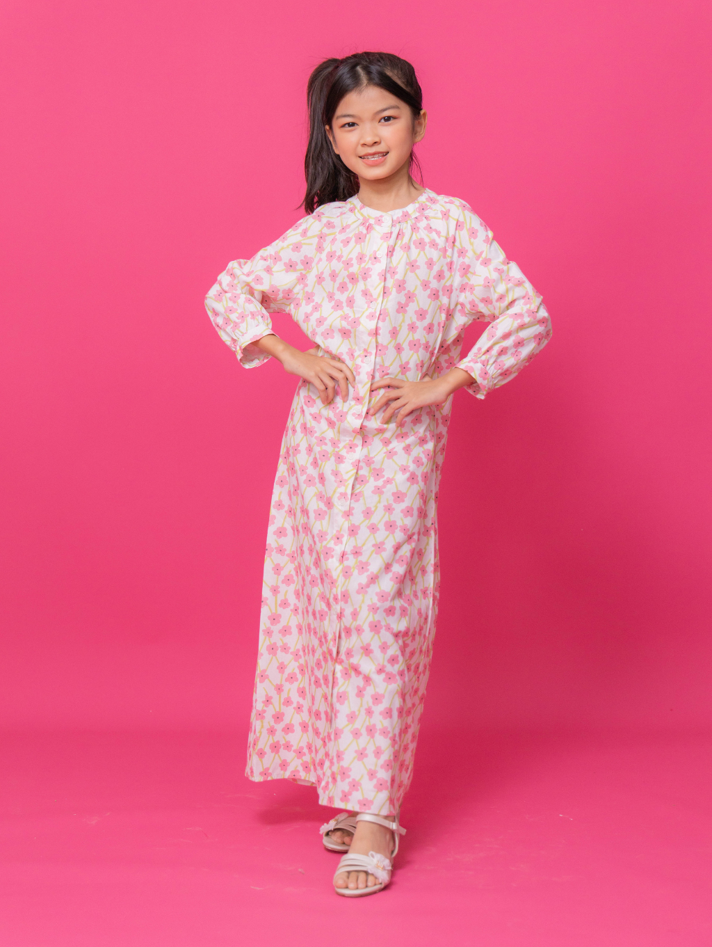 KIDS Sameera Dress - Alaska Pink