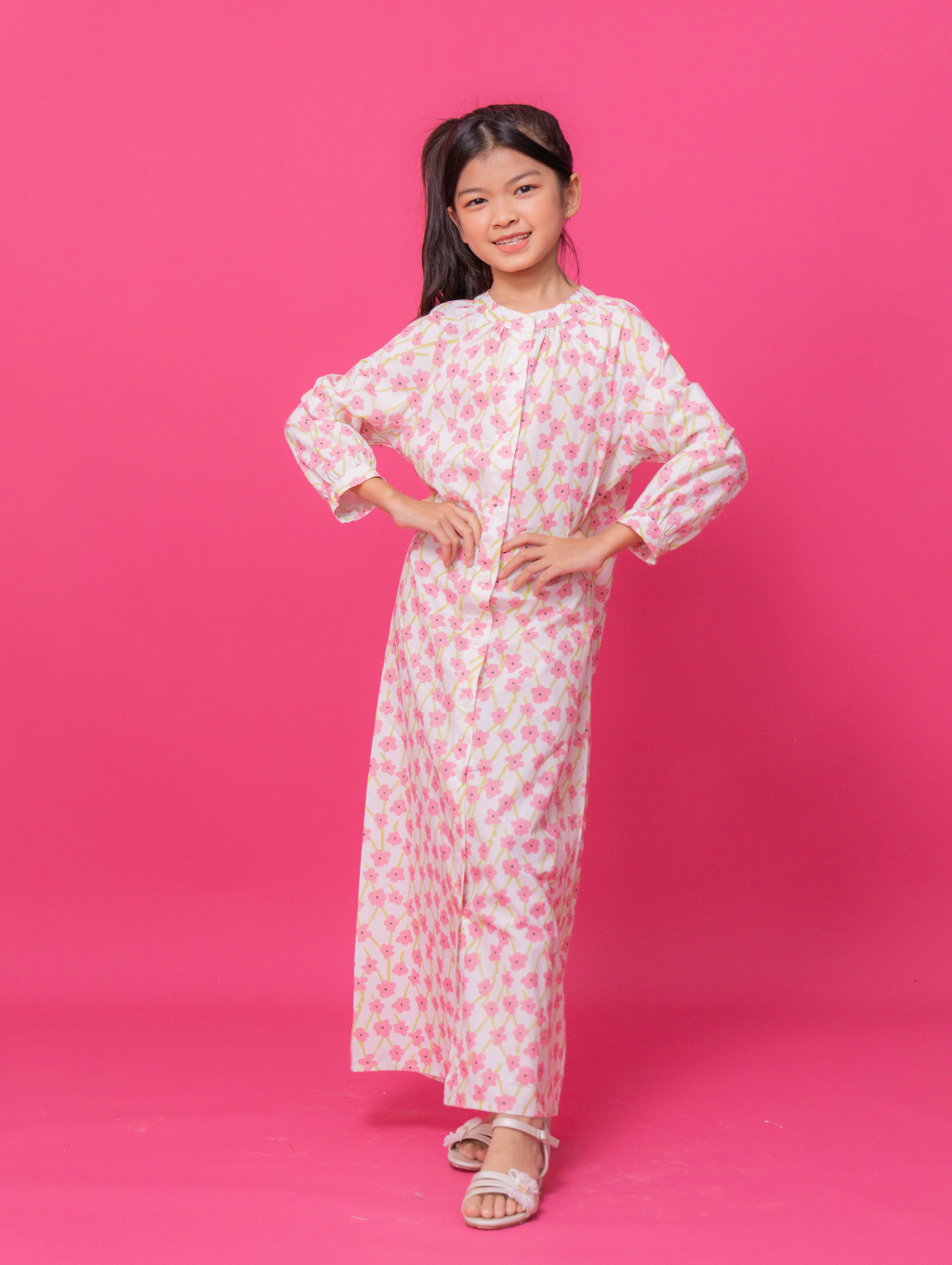 KIDS Sameera Dress - Alaska Pink