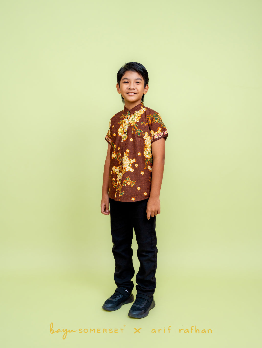 KIDS Basil Shirt - Kesidang Brown