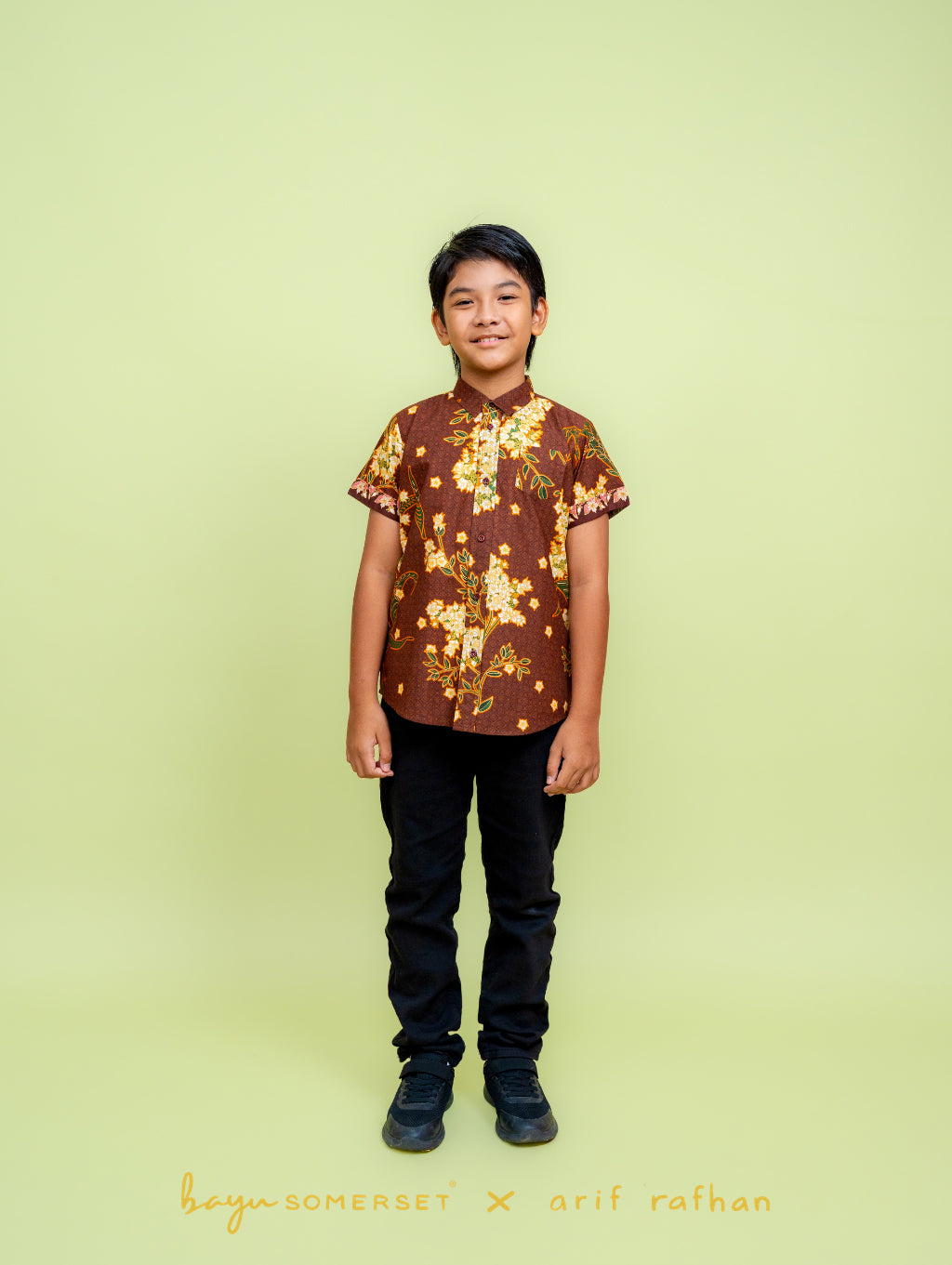 KIDS Basil Shirt - Kesidang Brown