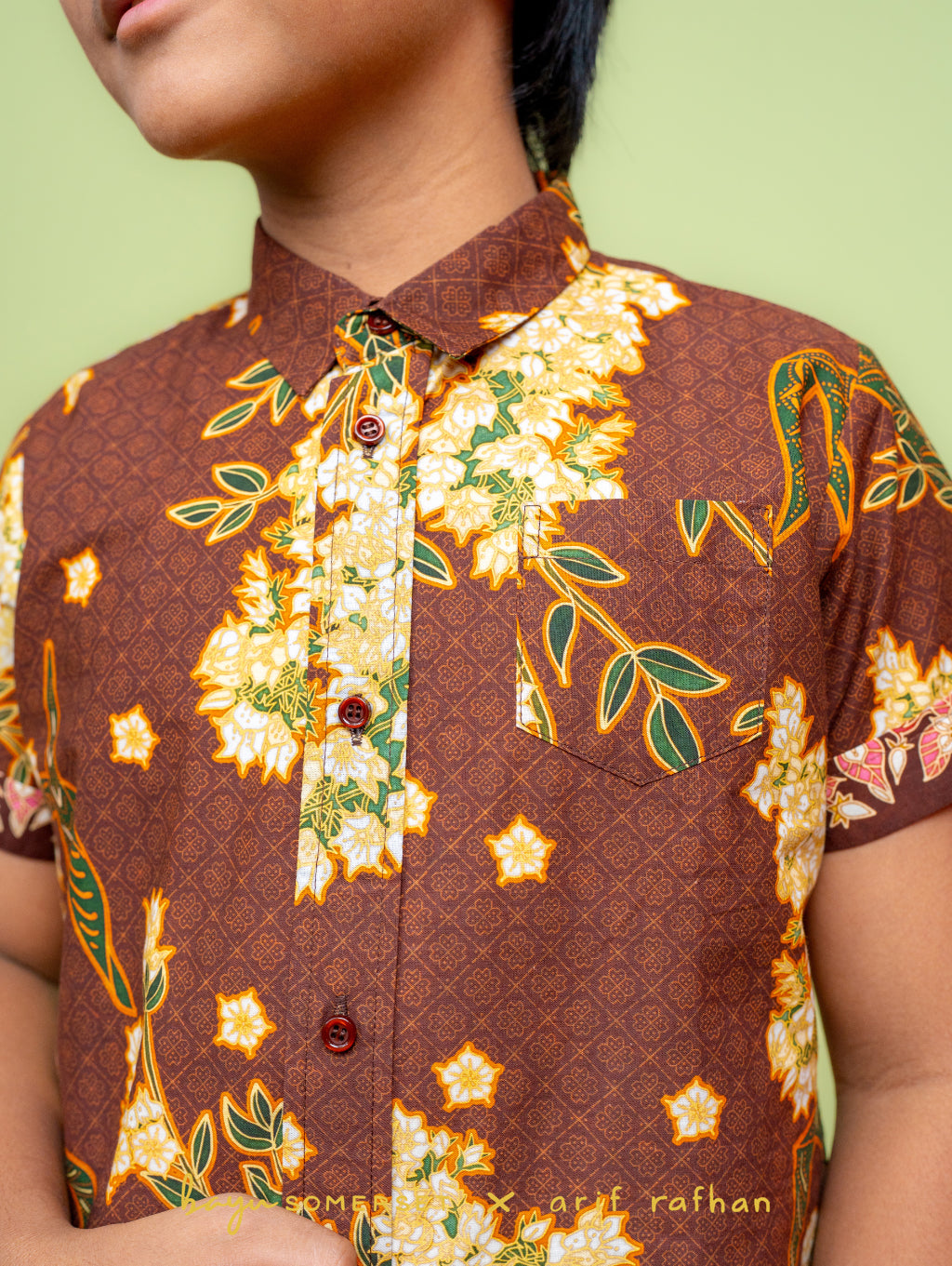 KIDS Basil Shirt - Kesidang Brown