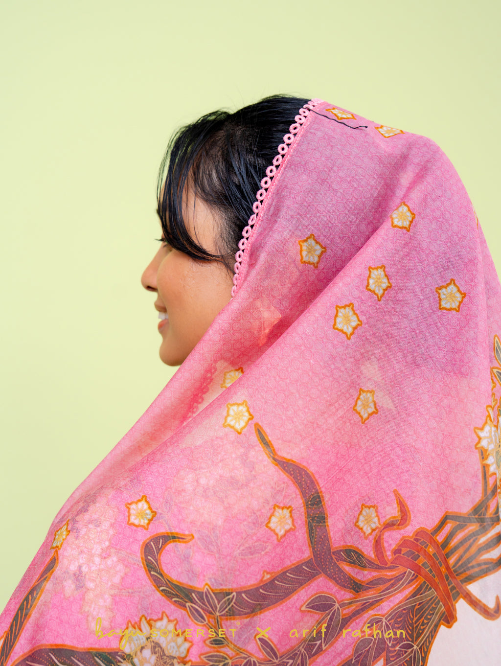 Fairy Shawl – Kesidang Merah Jambu
