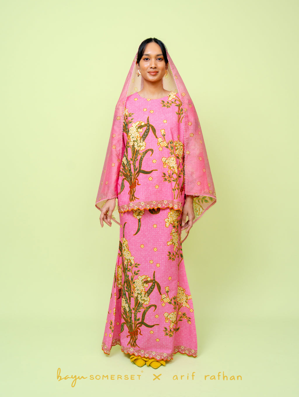 Fairy Shawl – Kesidang Merah Jambu