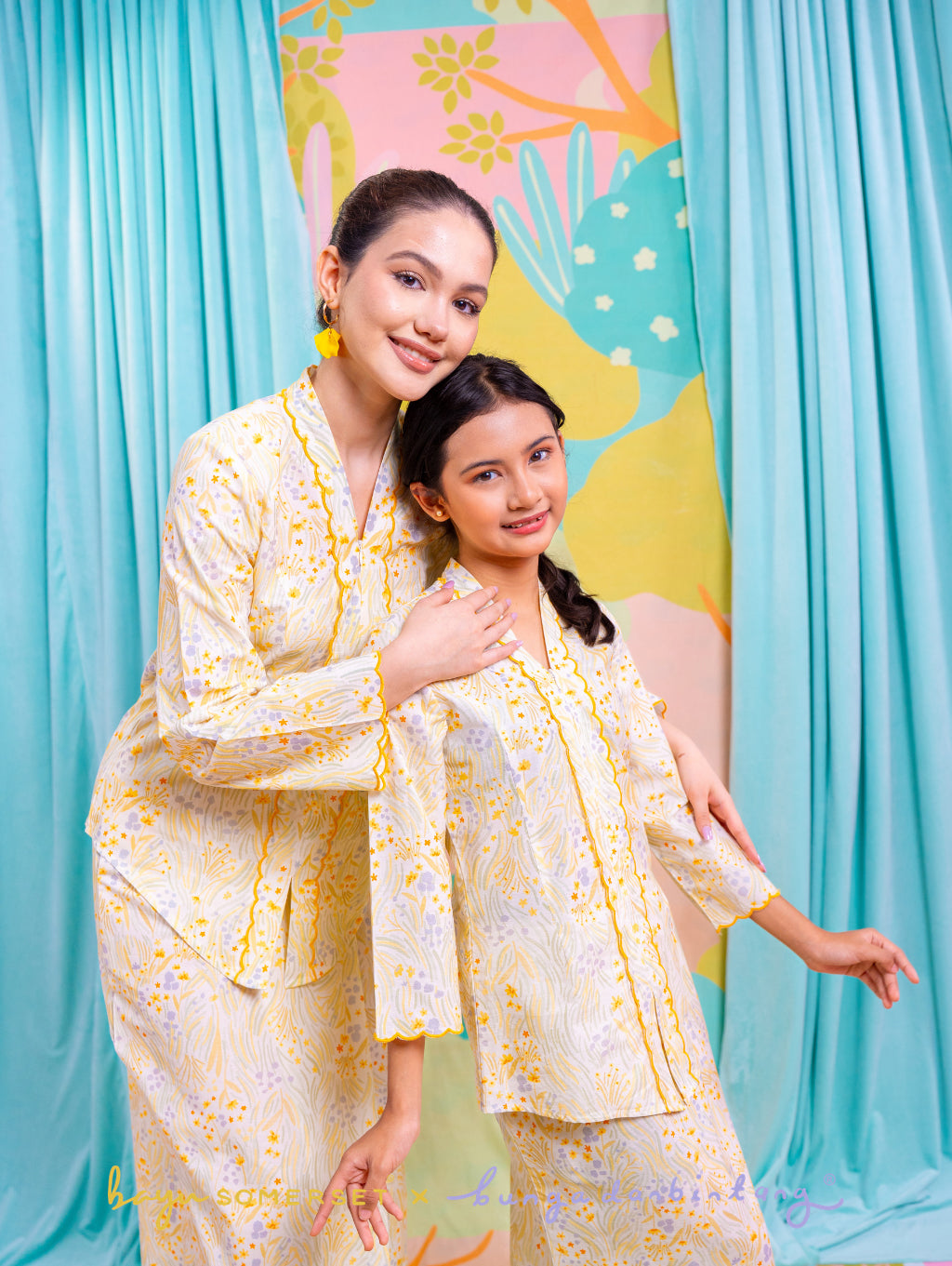 Elora Kebaya - Wildflower Yellow
