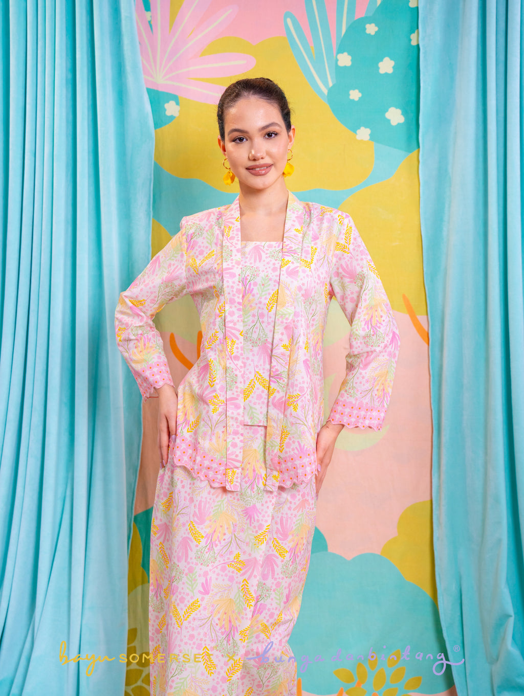 Agnes Kotabaru Kebaya in Murni Pink