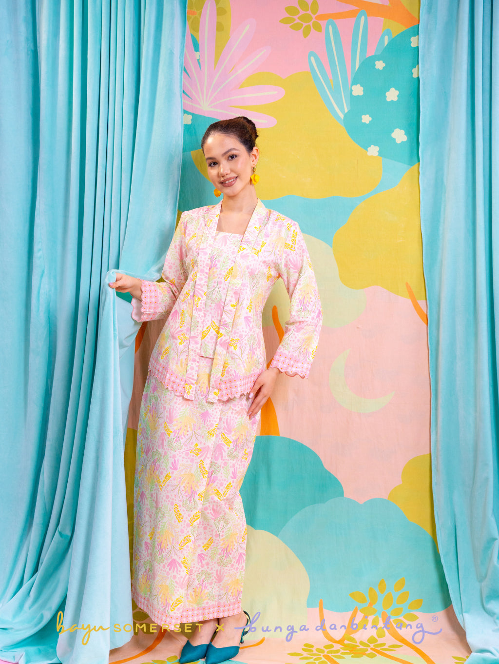 Agnes Kotabaru Kebaya in Murni Pink