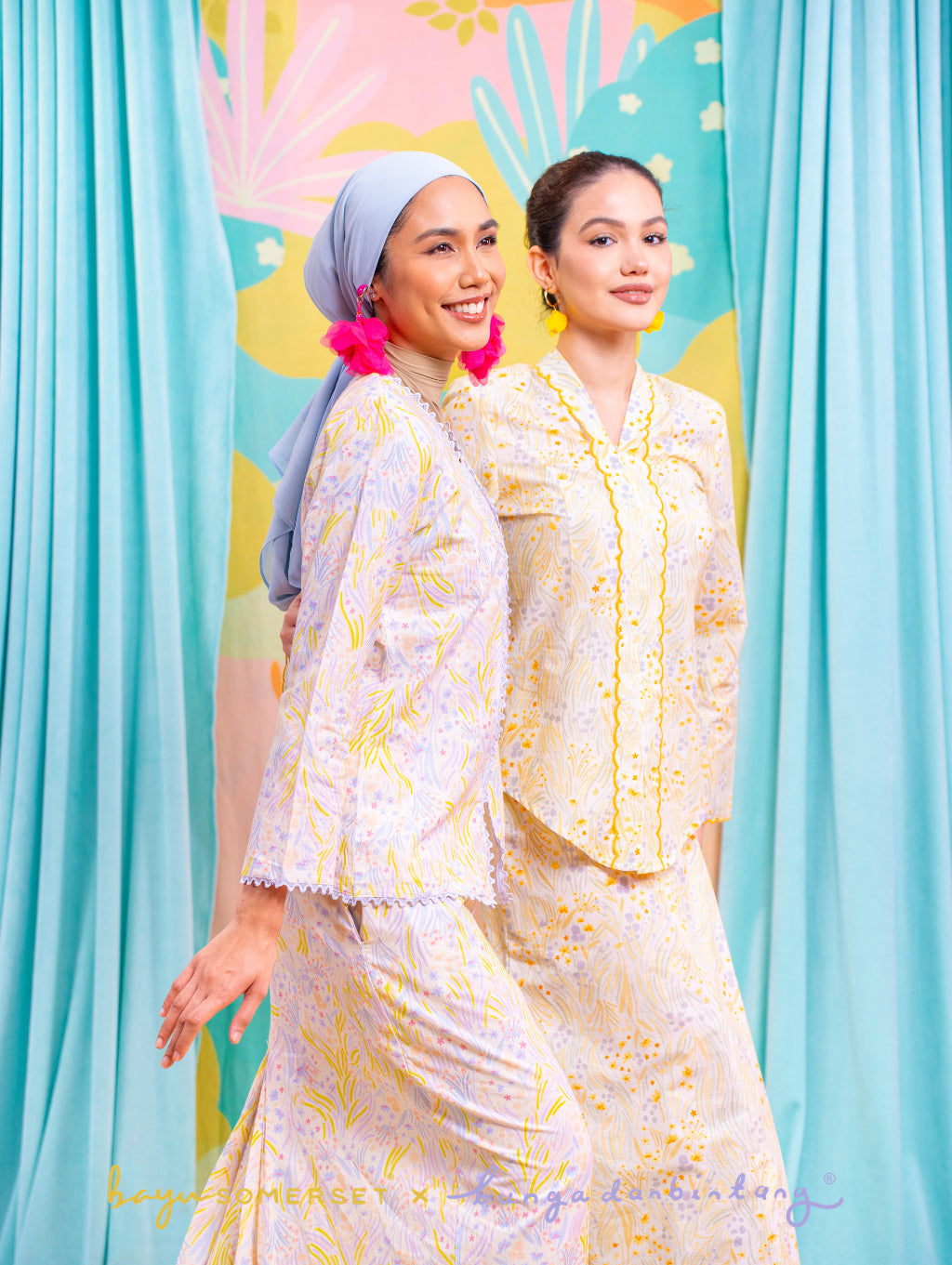Miri Kebaya - Wildflower Blue