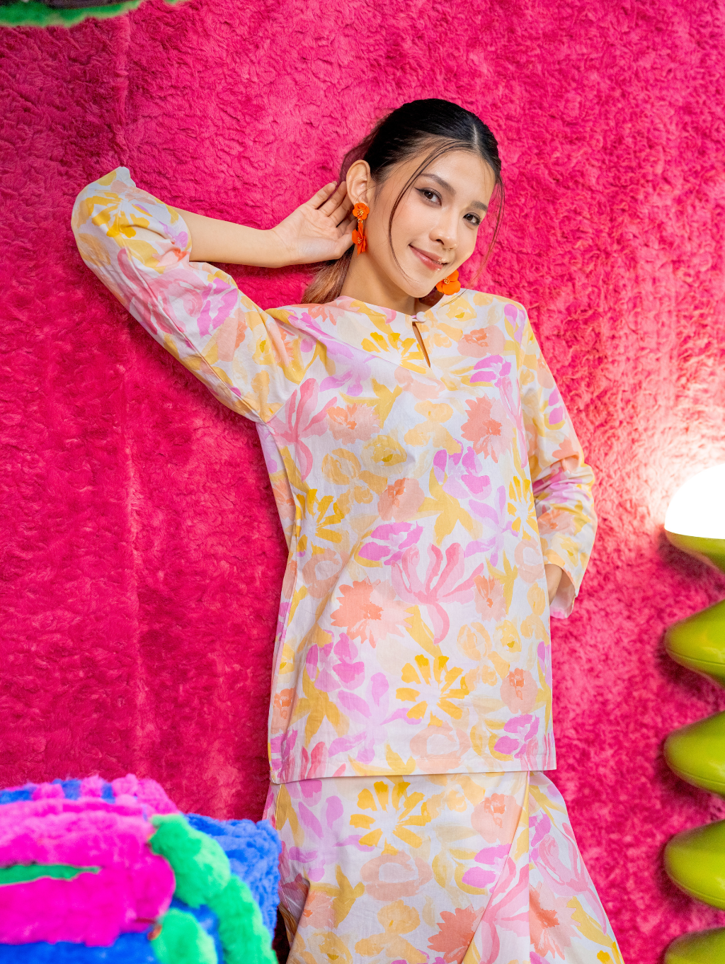 Calanthe Kurung in Pink
