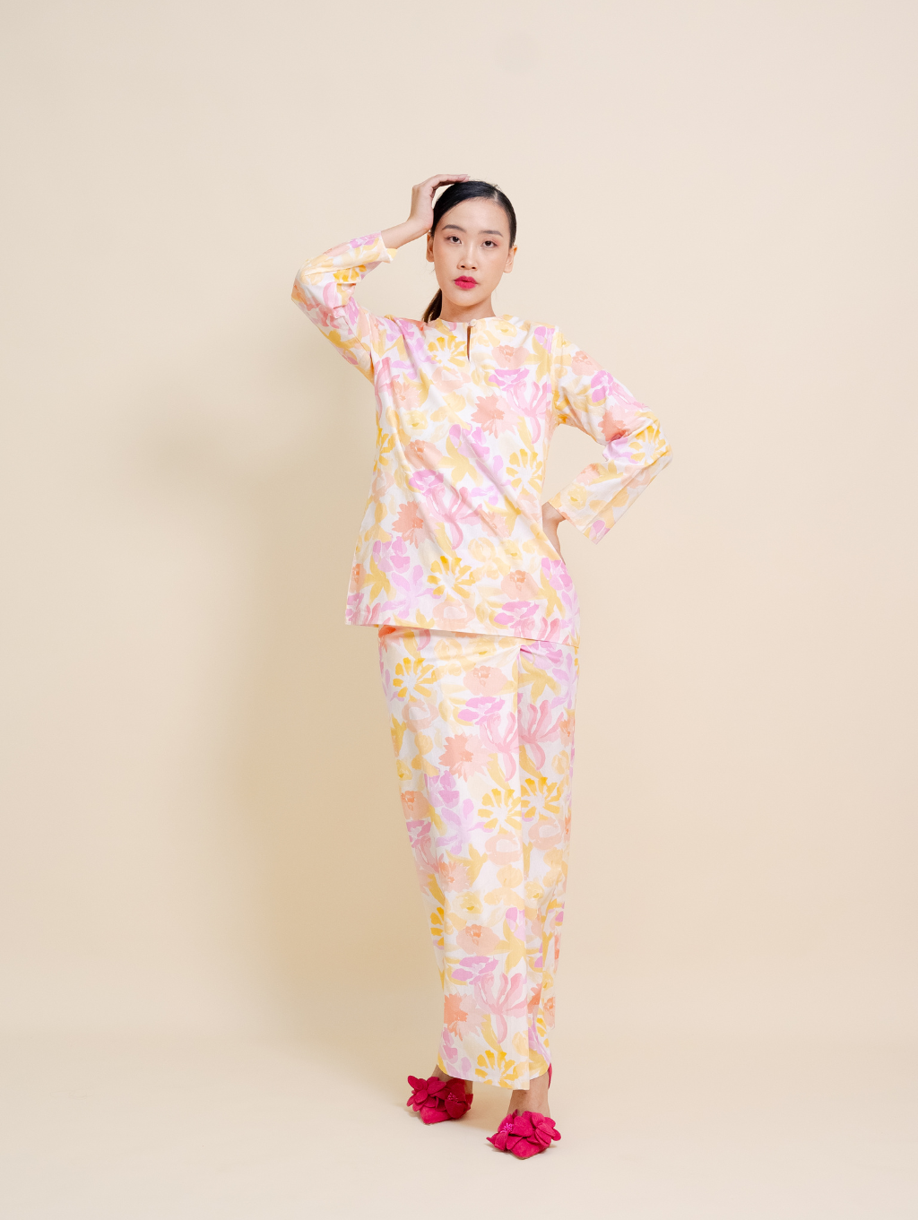 Calanthe Kurung in Pink