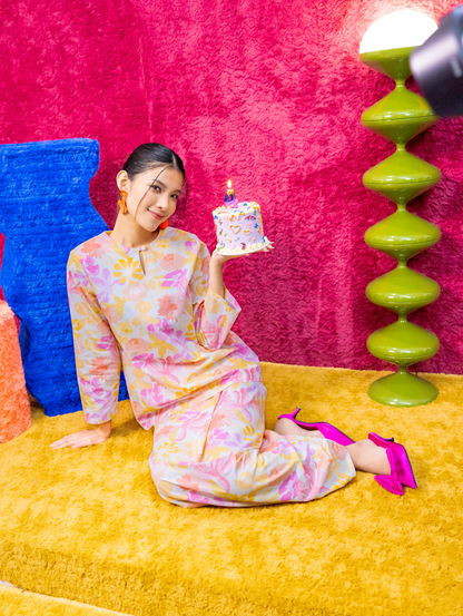 Calanthe Kurung in Pink