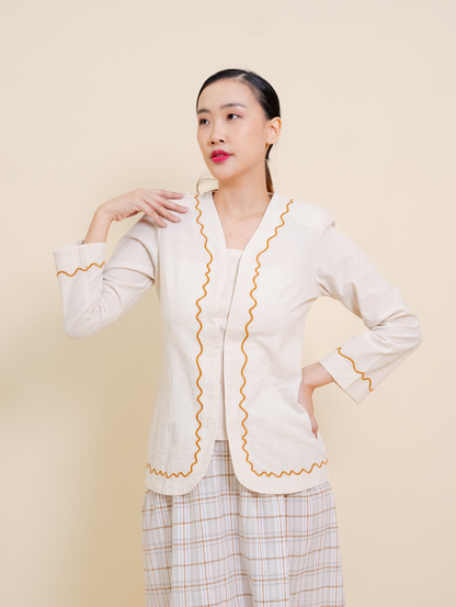 Calluna Kebaya in Brown
