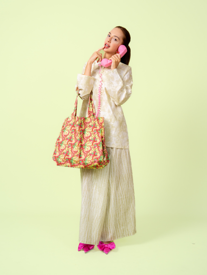 Canvas Tote Bag - Mariposa Green