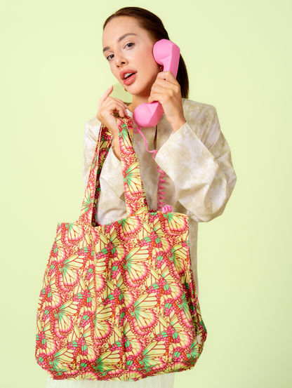 Canvas Tote Bag - Mariposa Green
