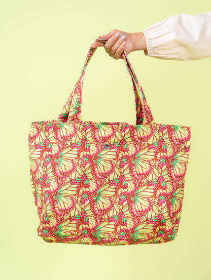 Canvas Tote Bag - Mariposa Green