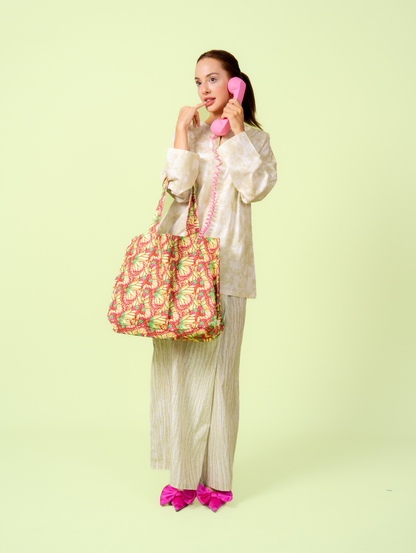 Canvas Tote Bag - Mariposa Green