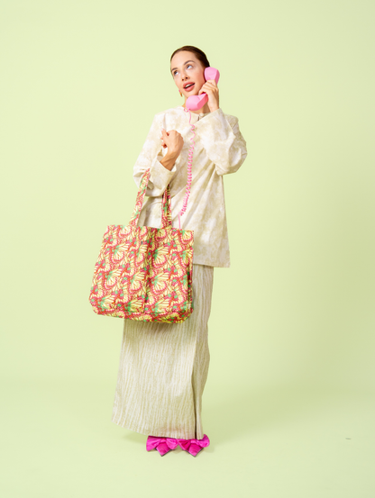Canvas Tote Bag - Mariposa Green