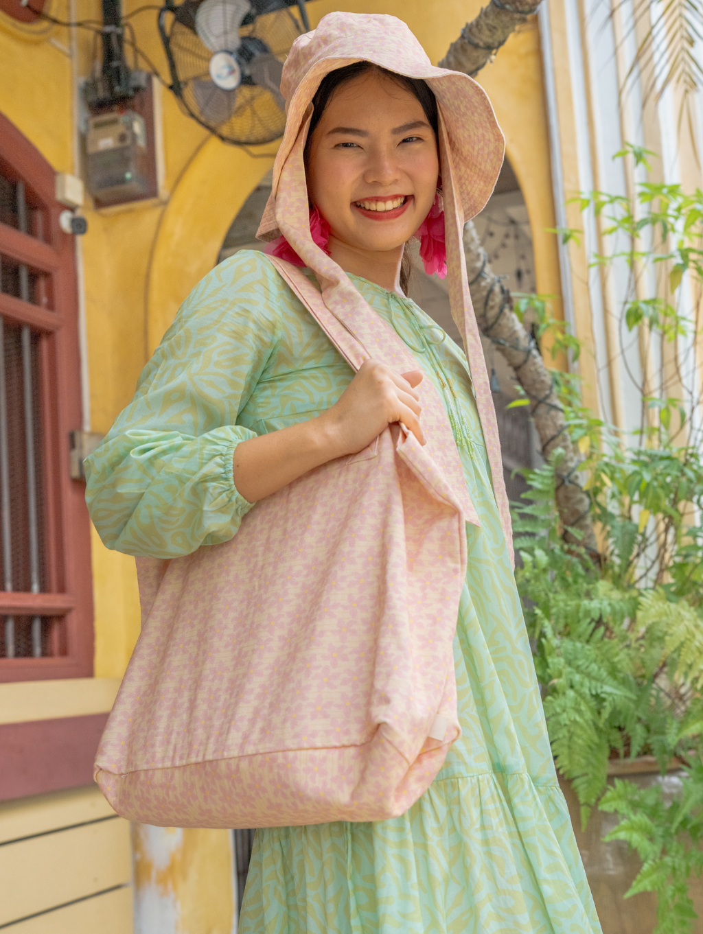 Claudia Dress - Origin Green
