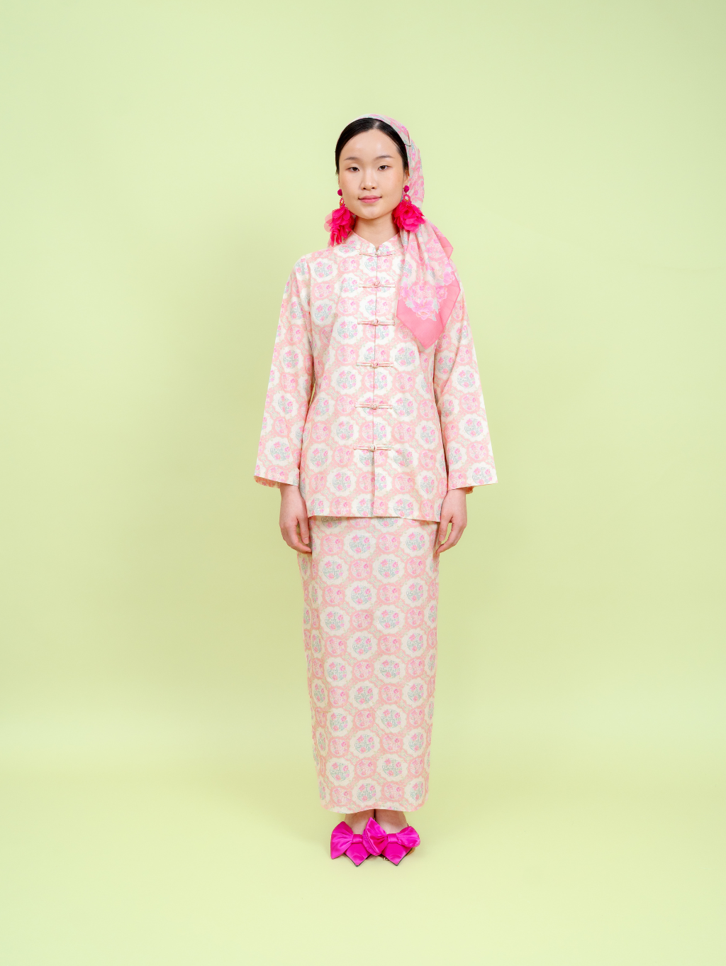 Mandarin Kurung - Gui Peach