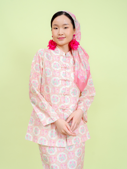 Mandarin Kurung - Gui Peach