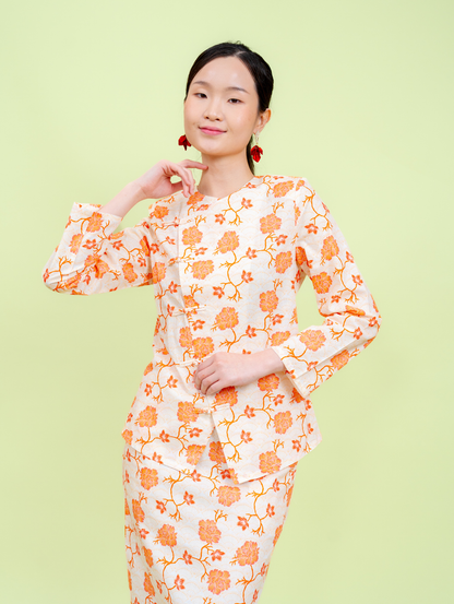 Dynasty Kebaya - Peach