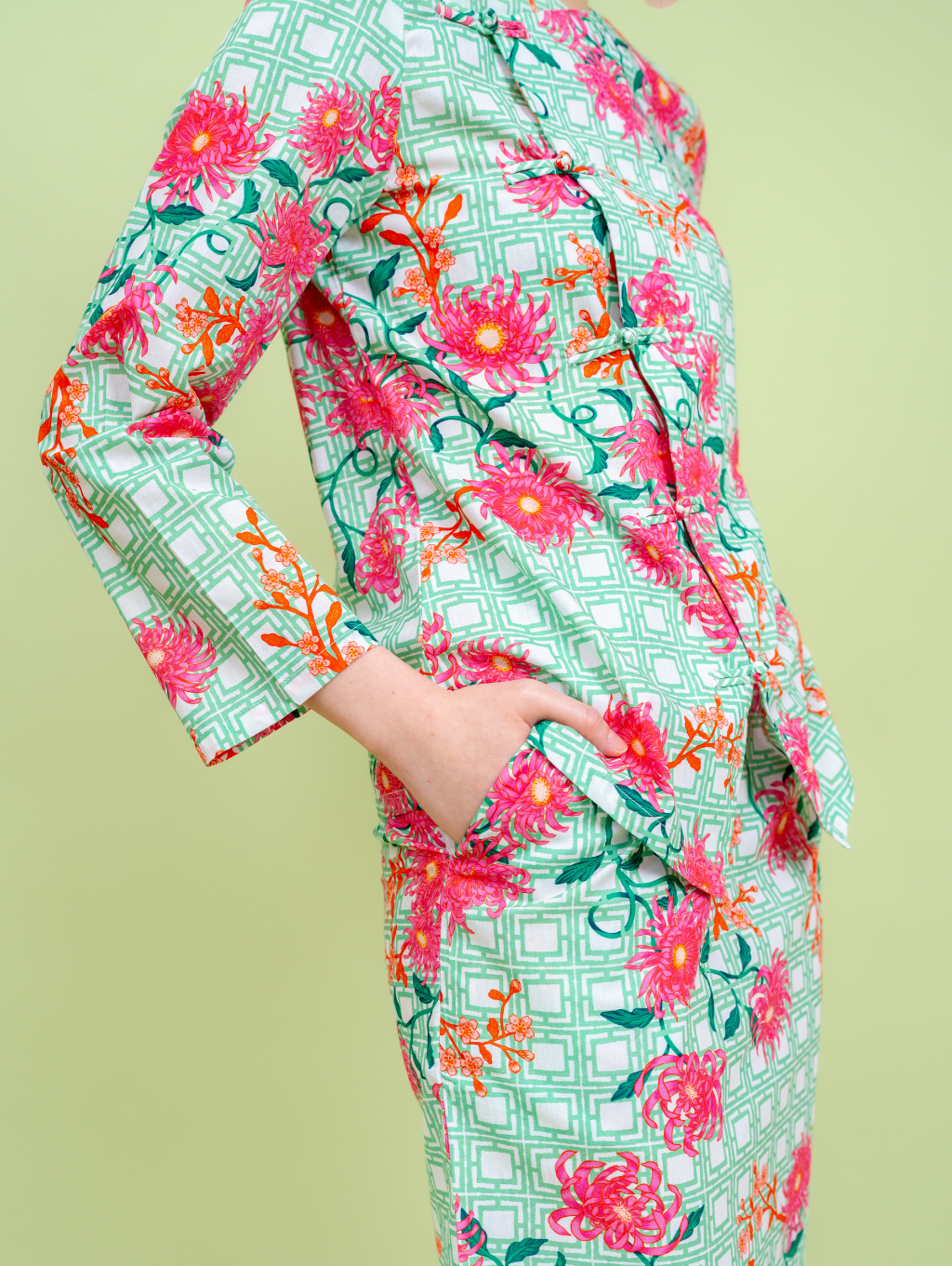 Dynasty Kebaya - Green