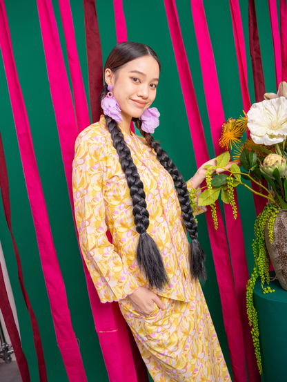 Elora Kebaya - Lime Green