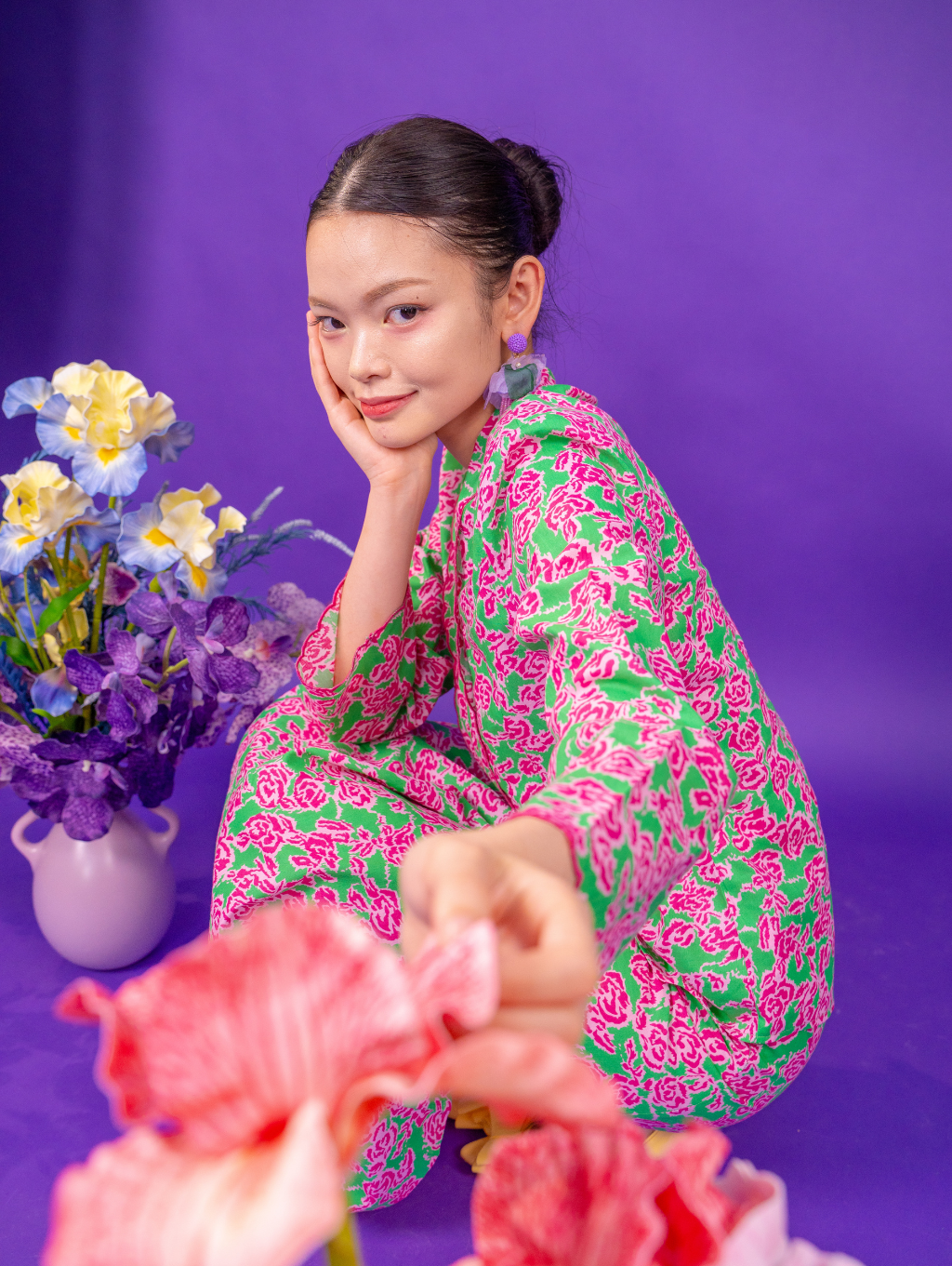 Elora Kebaya - Cloverly Green