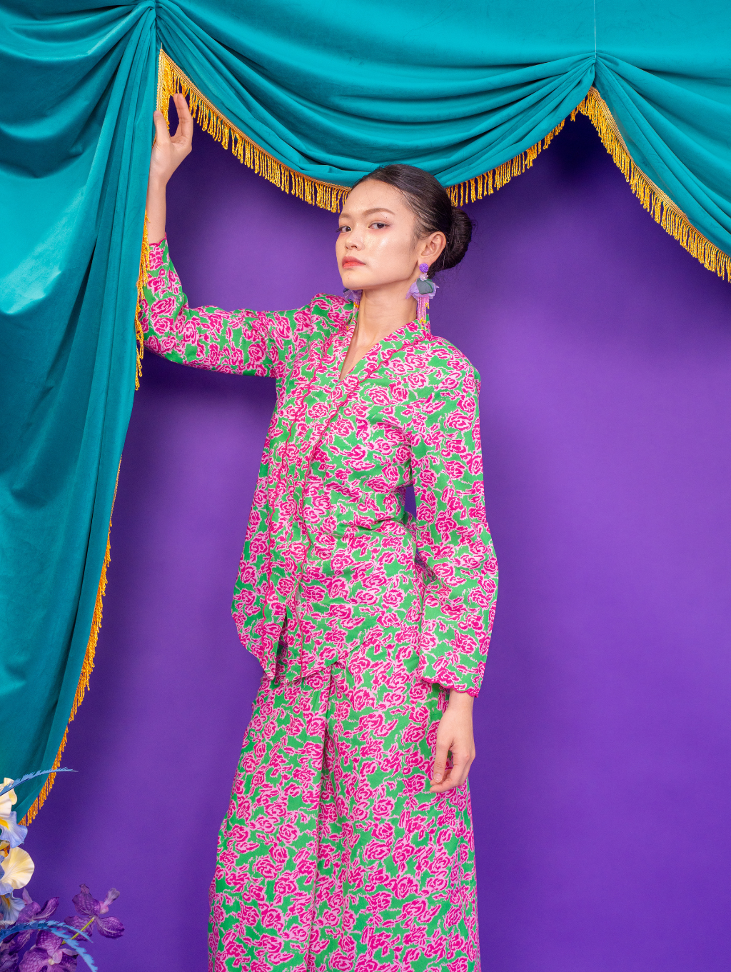 Elora Kebaya - Cloverly Green
