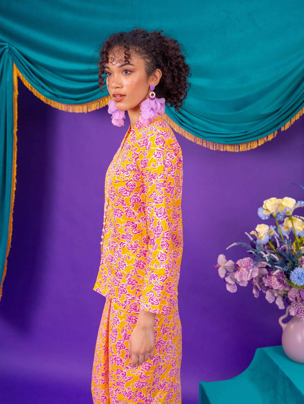 Melour Kebaya - Cloverly Yellow