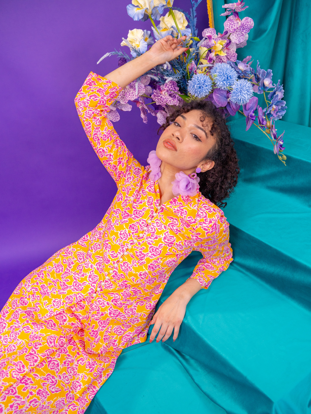 Melour Kebaya - Cloverly Yellow