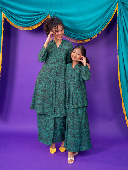 KIDS Grain Kebaya - Teal