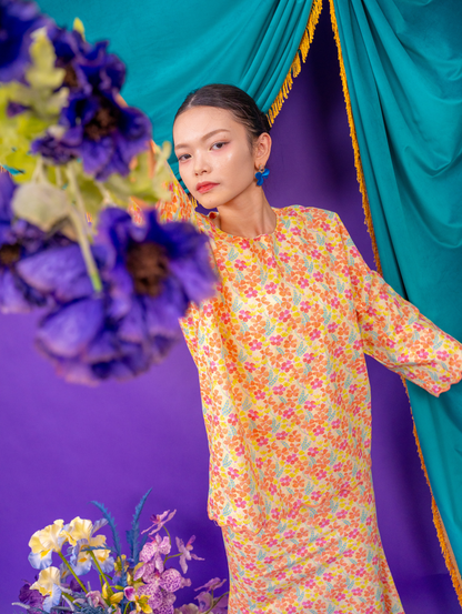 Gina Oversized Kurung - Bloomsy