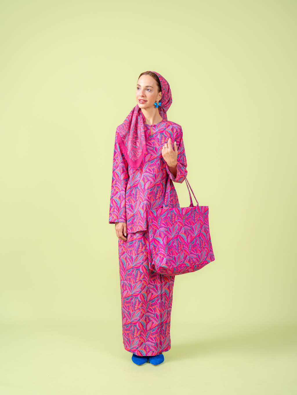 Canvas Tote Bag - Mora Pink